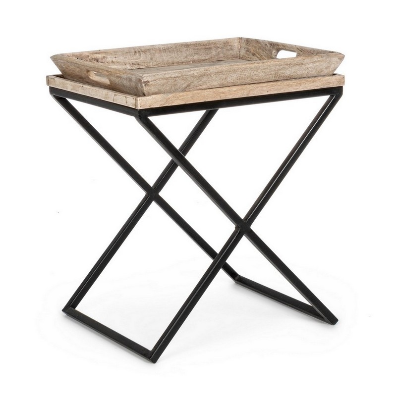 Bizzotto Tavolino in legno 55x45 - tray