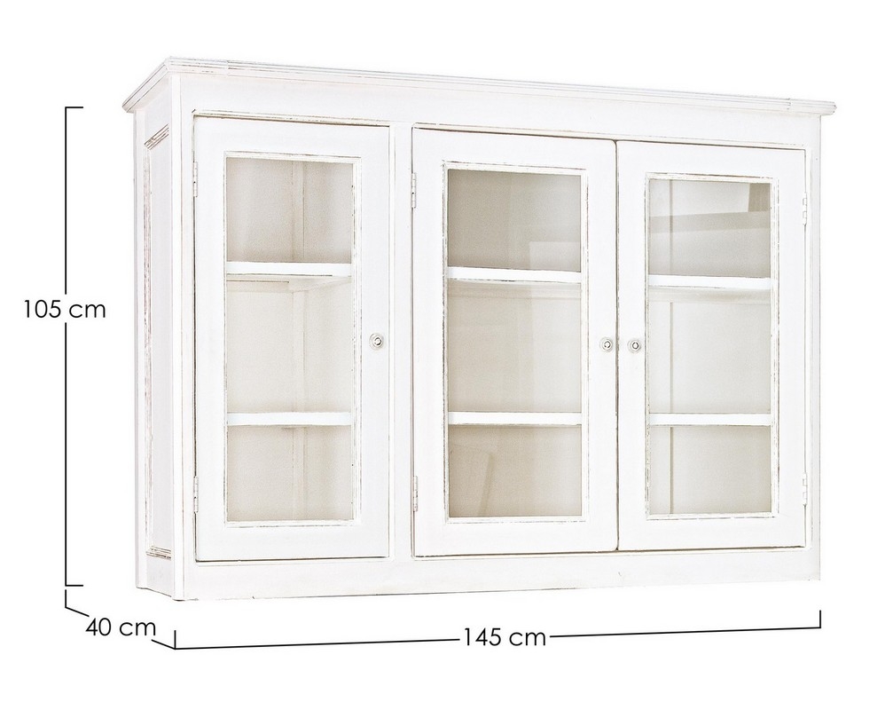 VITRINA DE PARED COLETTE 3P