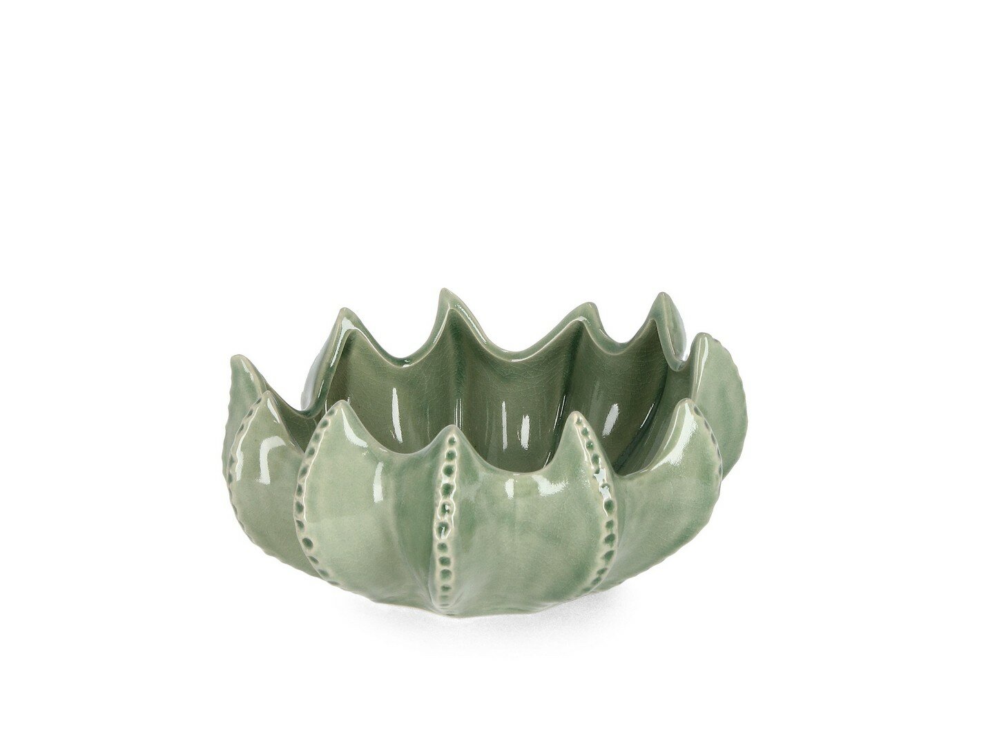 CIOTOLA DECORATIVA TAE VERDE H11,5