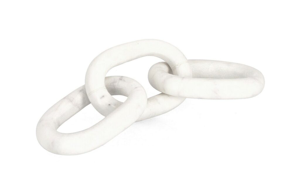 DECORACIÓN KANDY CADENA 3A MÁRMOL BLANCO