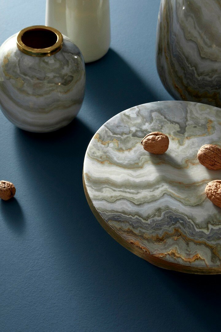 VASO MARSHA TO BIANCO GRIGIO ORO