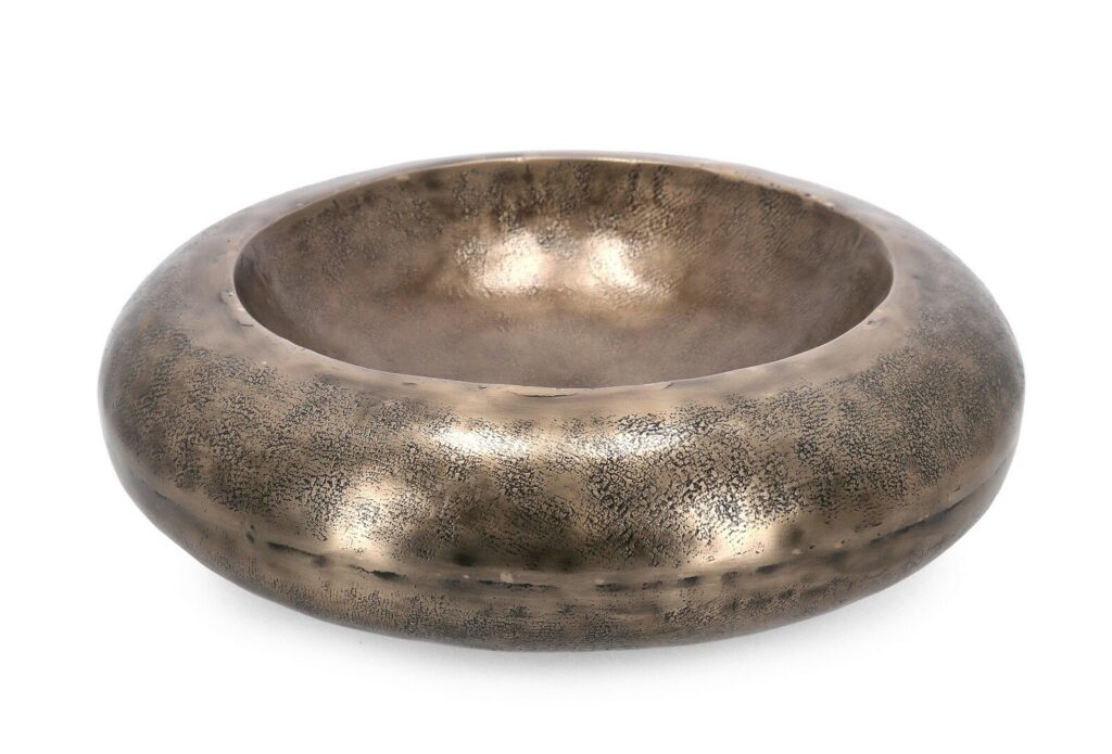 BOL DÉCORATIF NADU DORÉ D45