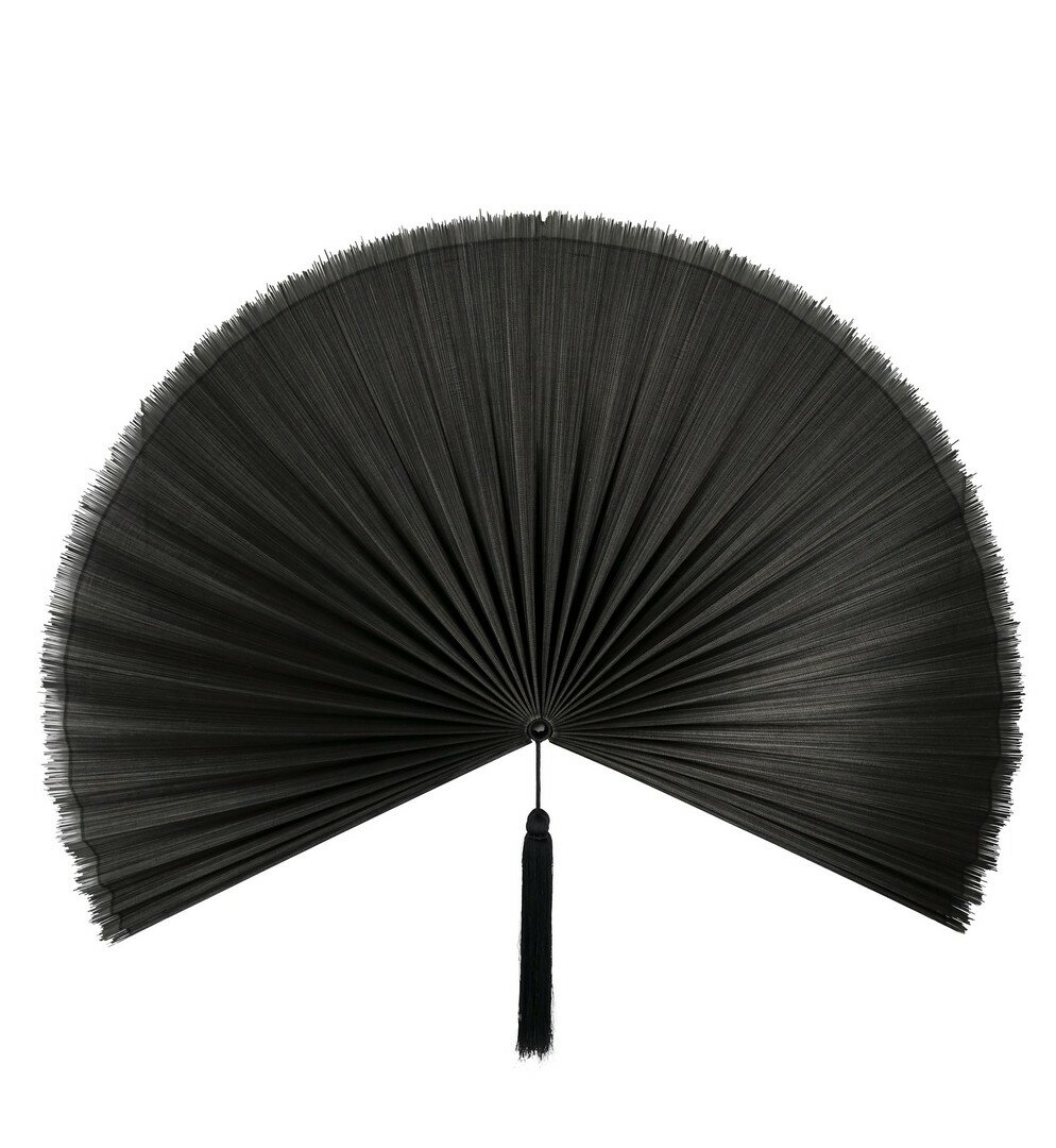 VENTAGLIO DECORATIVO NANKA NERO 60X123 -