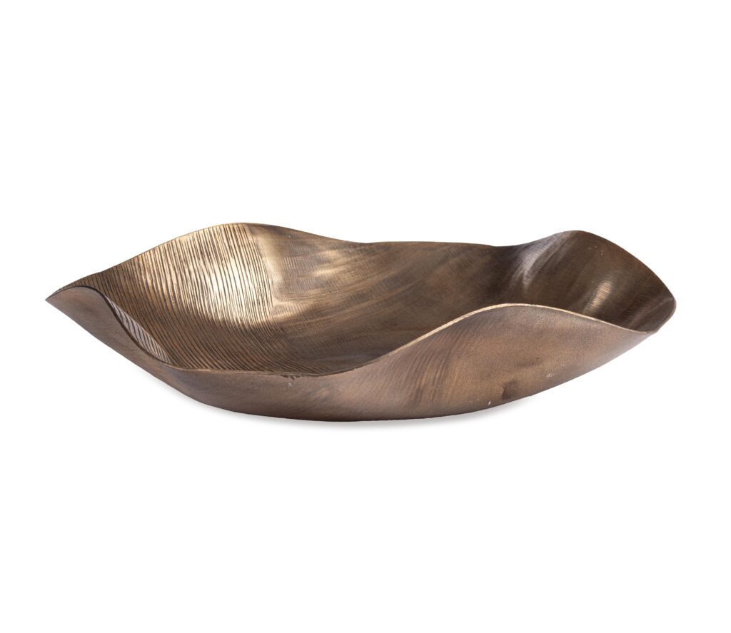 VASSOIO DECORATIVO REEL DORATO 39X39,5