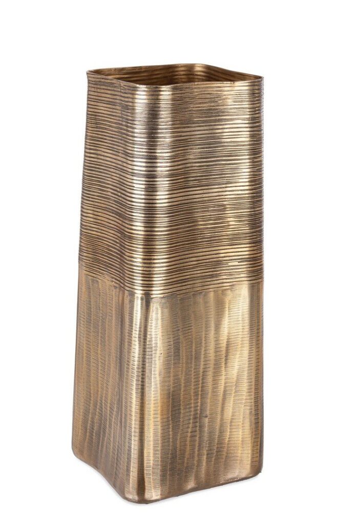 P.VASO REEL RETT DORATO H40,5