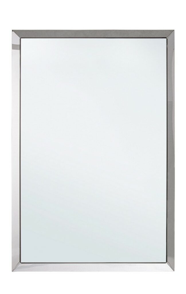 MIROIR HOCKNEY AC-CADRE ARG.BRILL 80X120