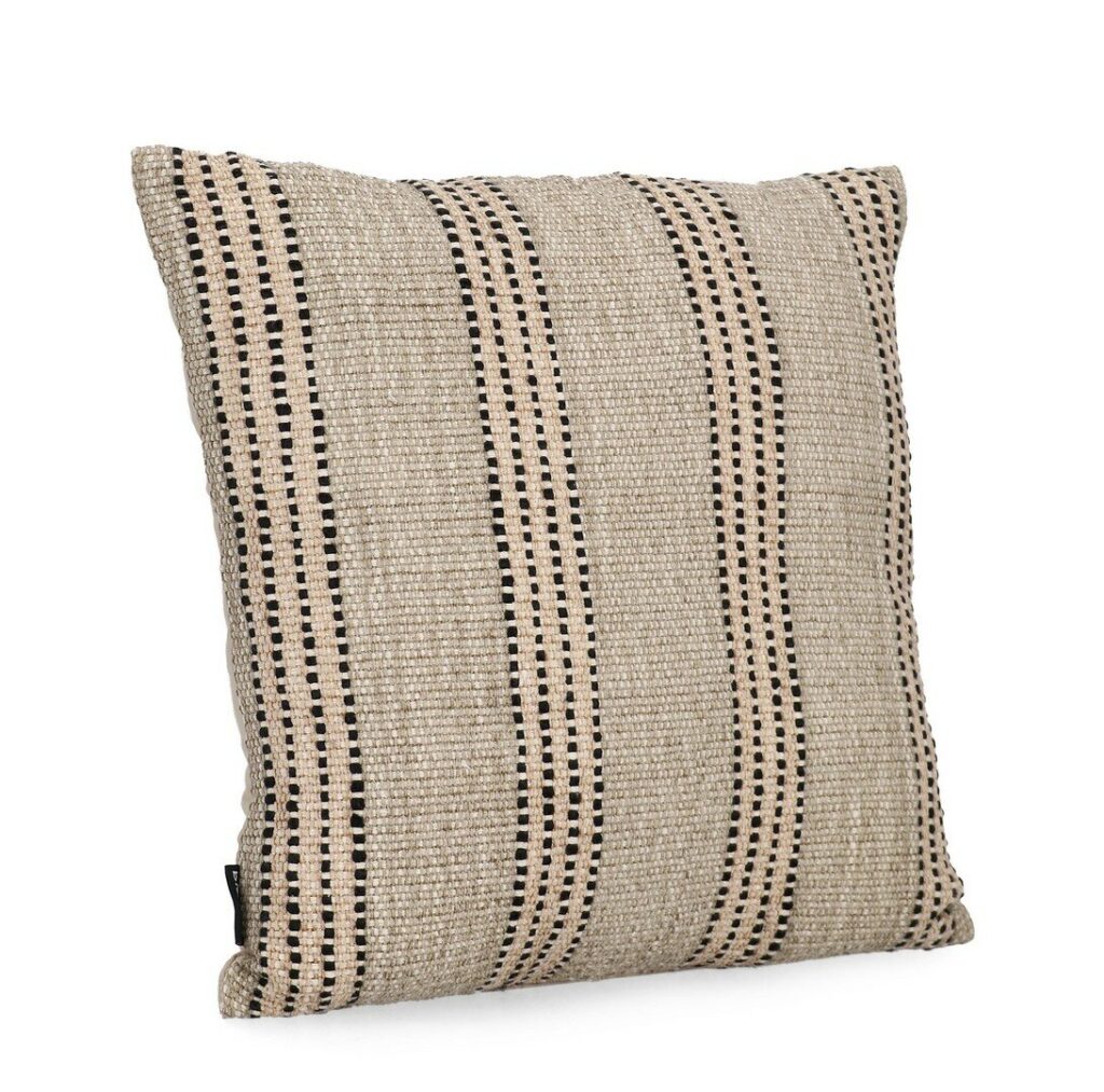 COUSSIN DANTRA NOIR NAT 45X45