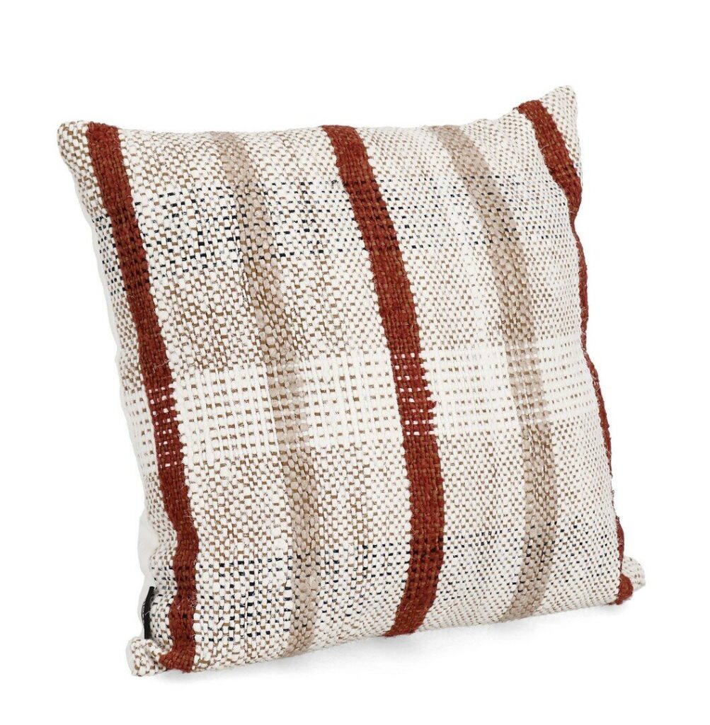 COUSSIN RAYRA NAT MARRON 45X45