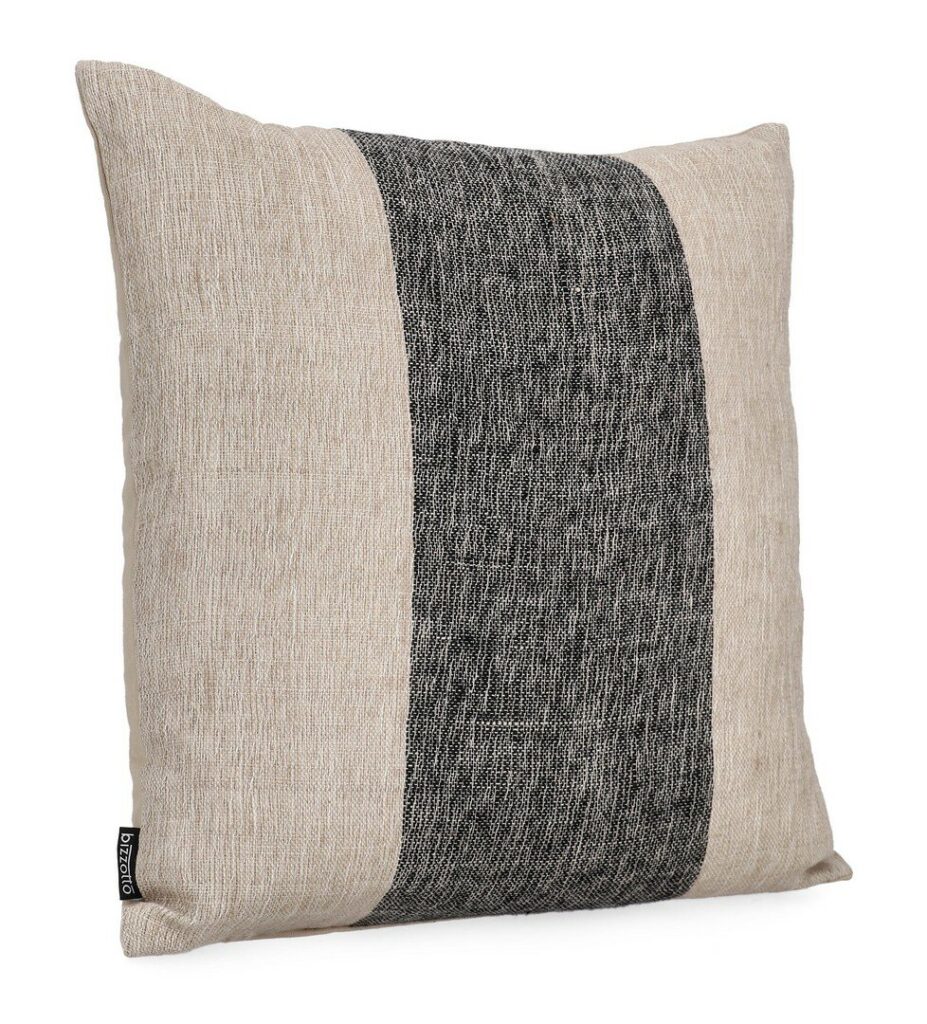 COUSSIN MANPUR NOIR NAT 50X50