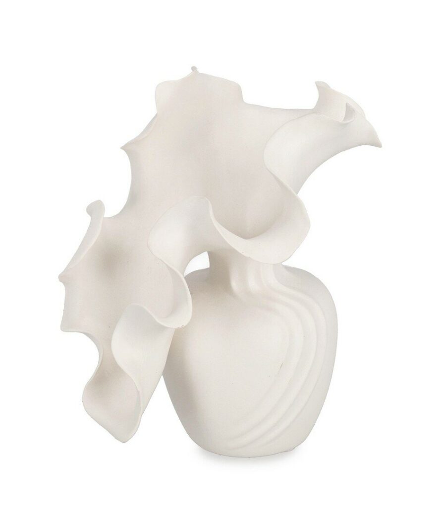 MINDE WHITE VASE H23