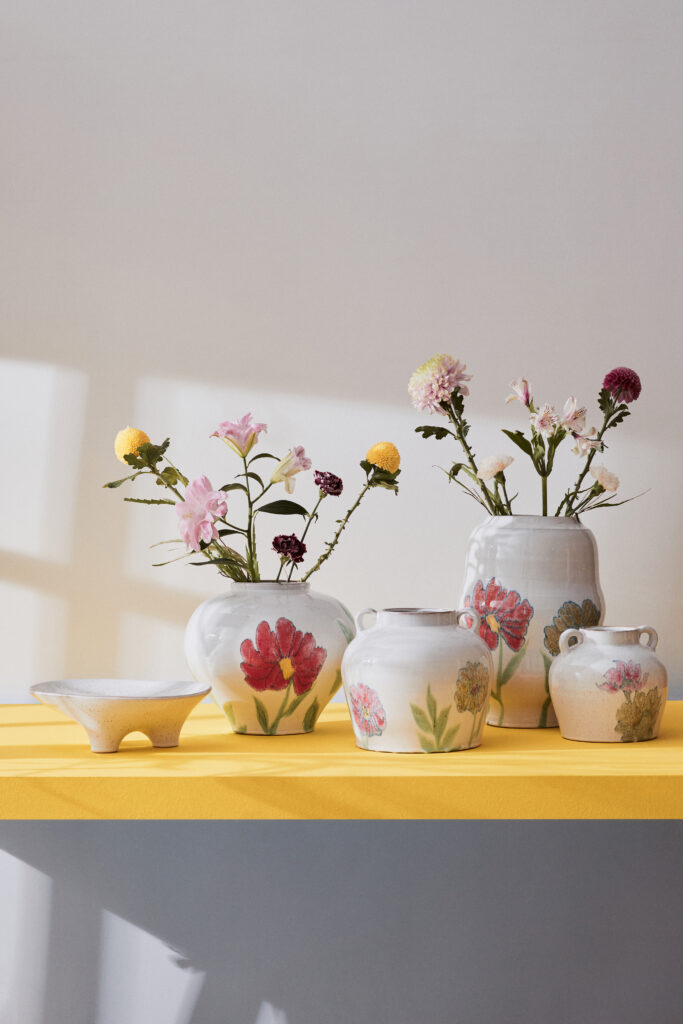 CIOTOLA DECORATIVA SKETCHY BIANC 35,5X24