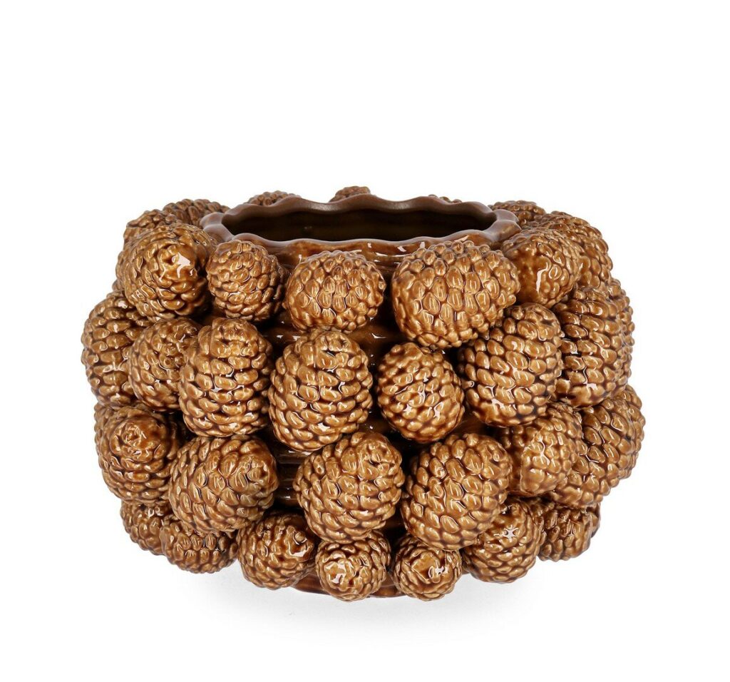 VASO PIGNA MARRONE H22,5