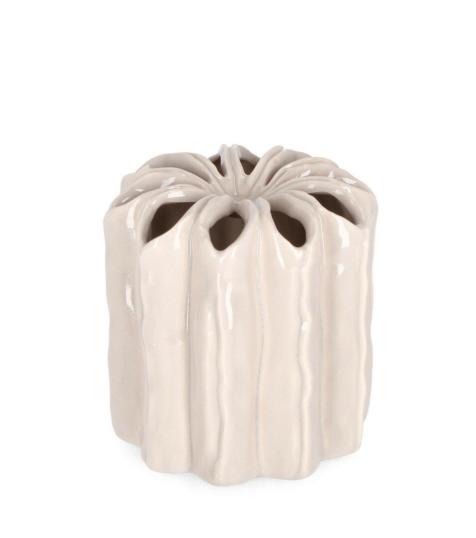 VASO KICHI TONDO ROSA H15,5