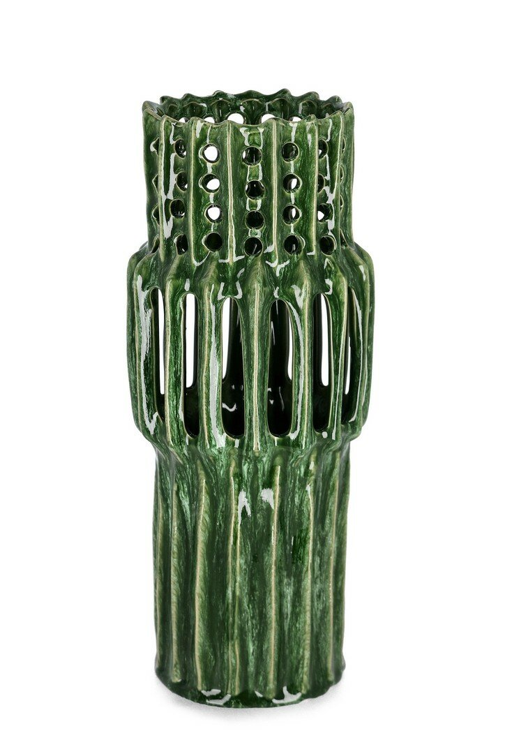 Portavaso Nagal verde 34 cm