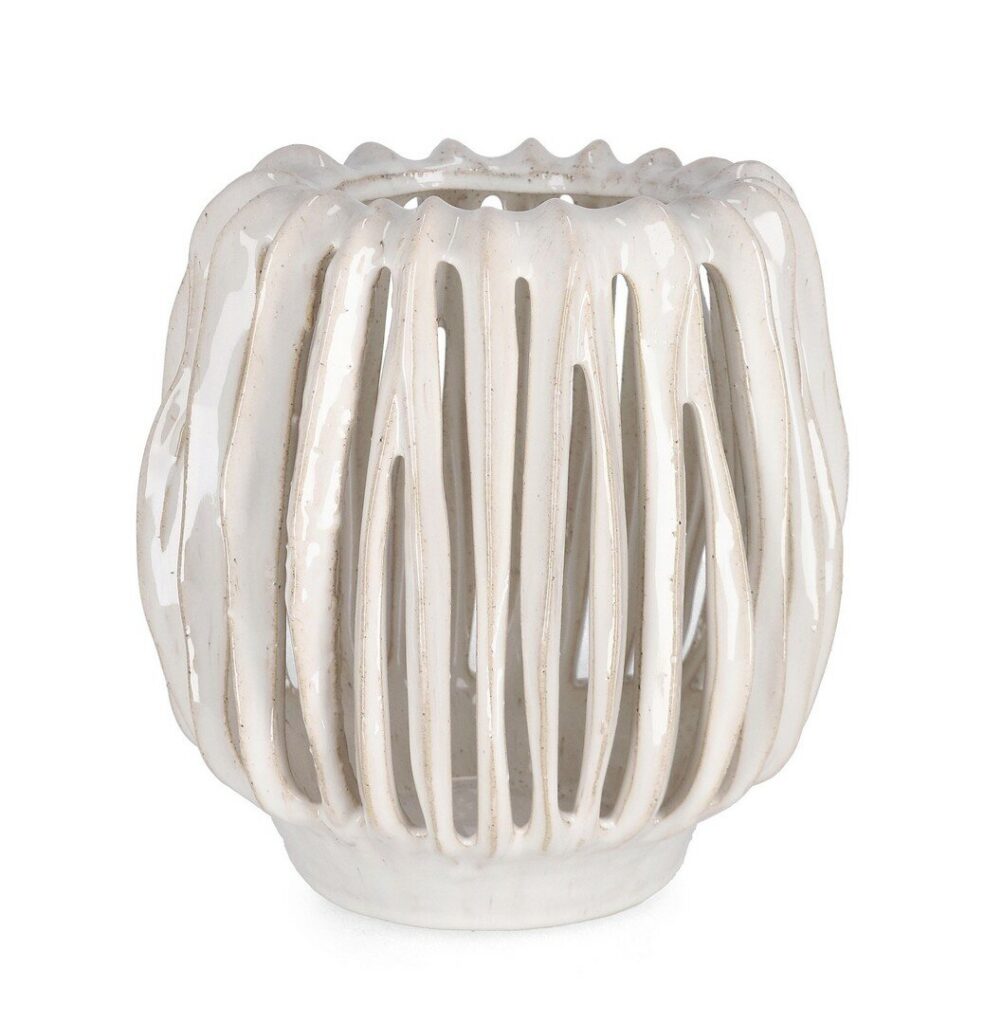 P.VASE NAOKO RO BLANC H22