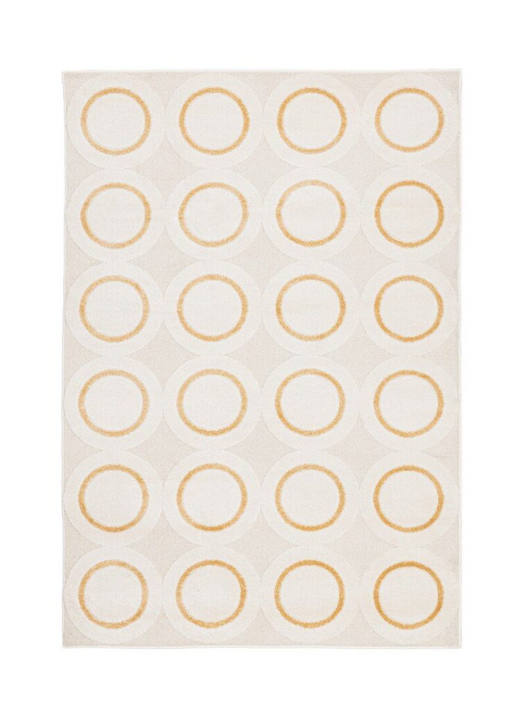 ALFOMBRA ZINA CREMA AMARILLO 160X230