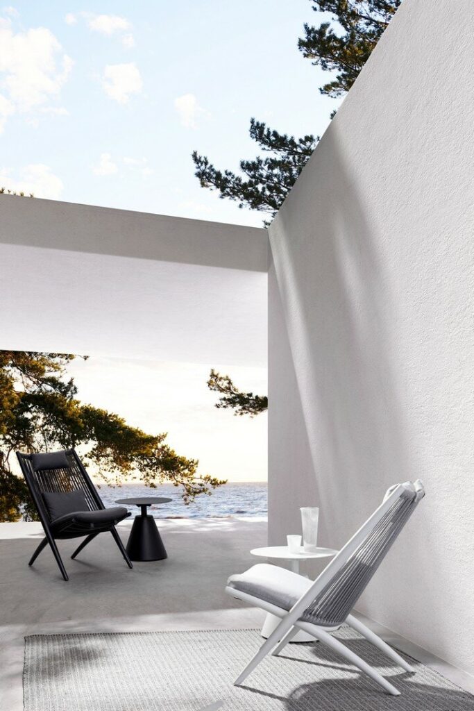 TABLE BASSE ALOHA D50 BLANC XK03