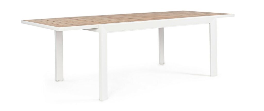 TAVOLO AL.BELMAR 160-240X100 BIANCO YK11