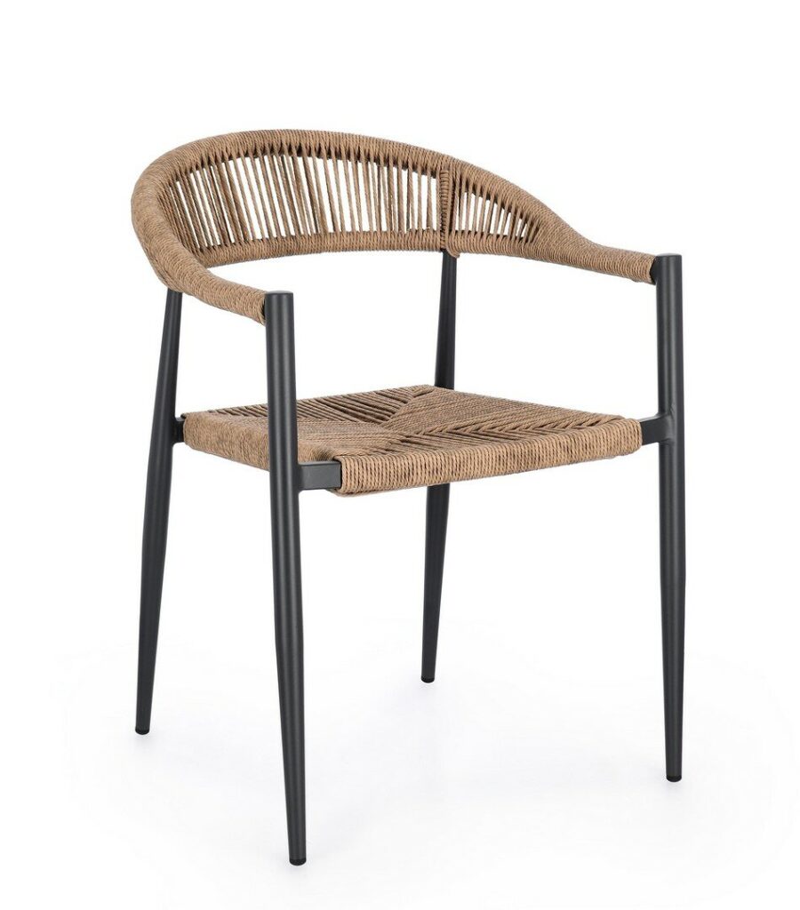 SILLA C-R JANDIA ANTRACITA SA26/NATURAL