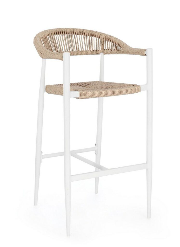 TABURETE BAR JANDIA BLANCO SA27/BEIGE