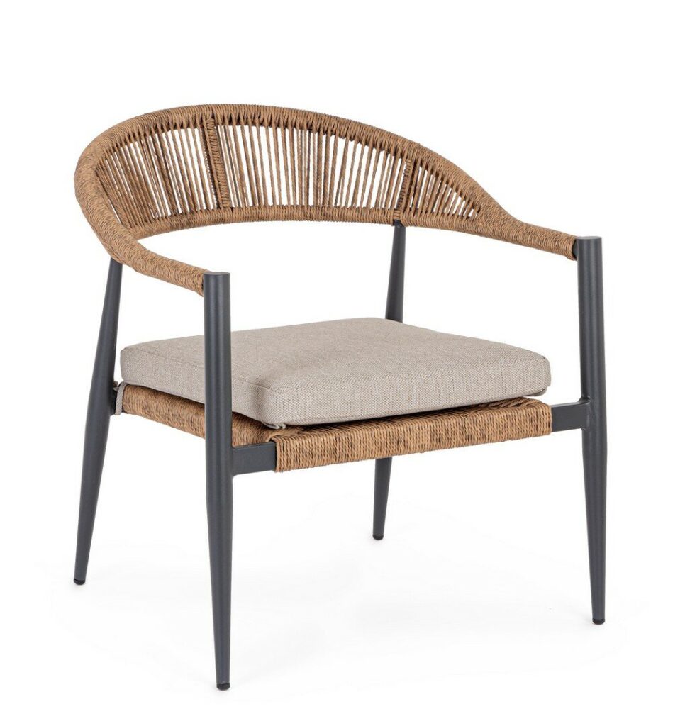 JANDIA CHARC SA26/NAT ARMCHAIR W-ARMREST