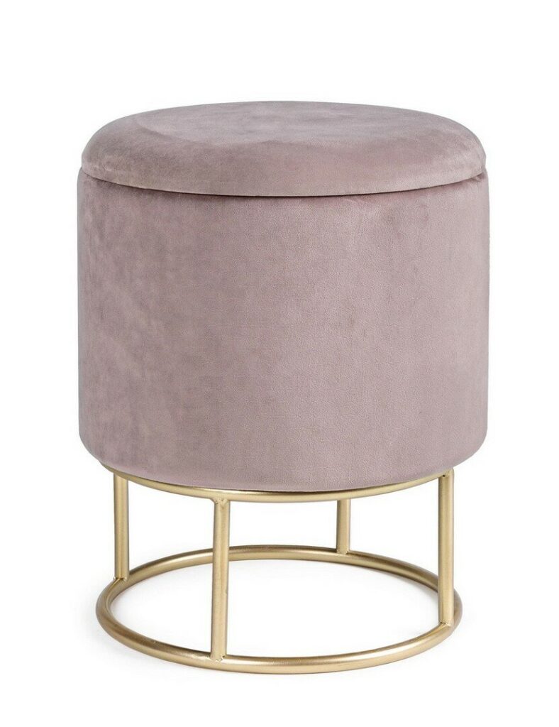 TABOURET CONTENEUR POLINA RD ROSE WILD