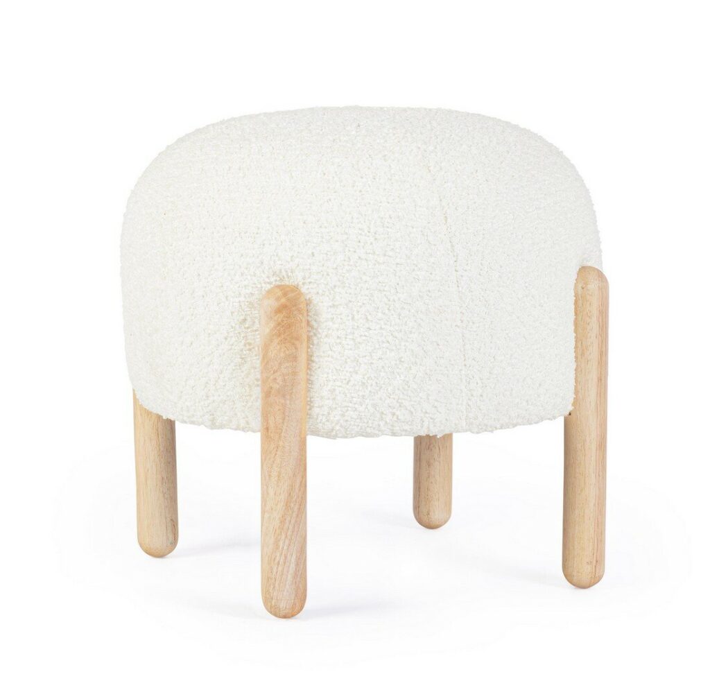 TABOURET DAYLA BLANC