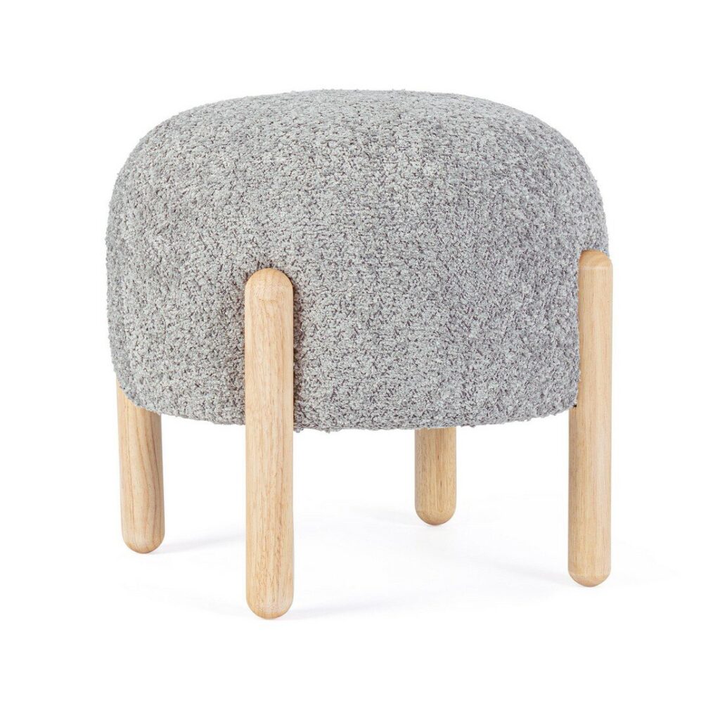 DAYLA LIGHT GREY STOOL