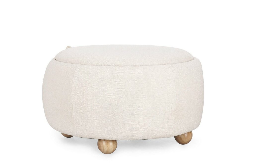 TABURETE CONTENEDOR IRISHA BLANCO