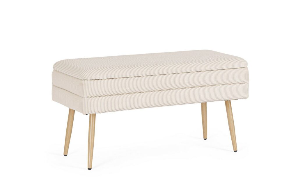 OLGA WHITE BENCH WITH STORAGE