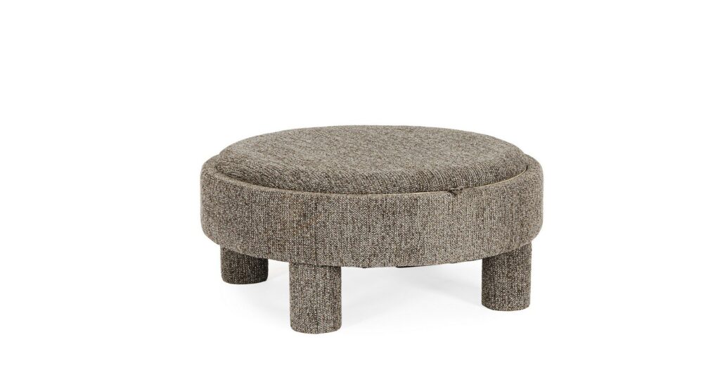 POUF TALYA C-BANDEJA RED GRIS