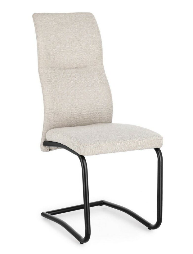 THELMA BLACK/BEIGE CHAIR