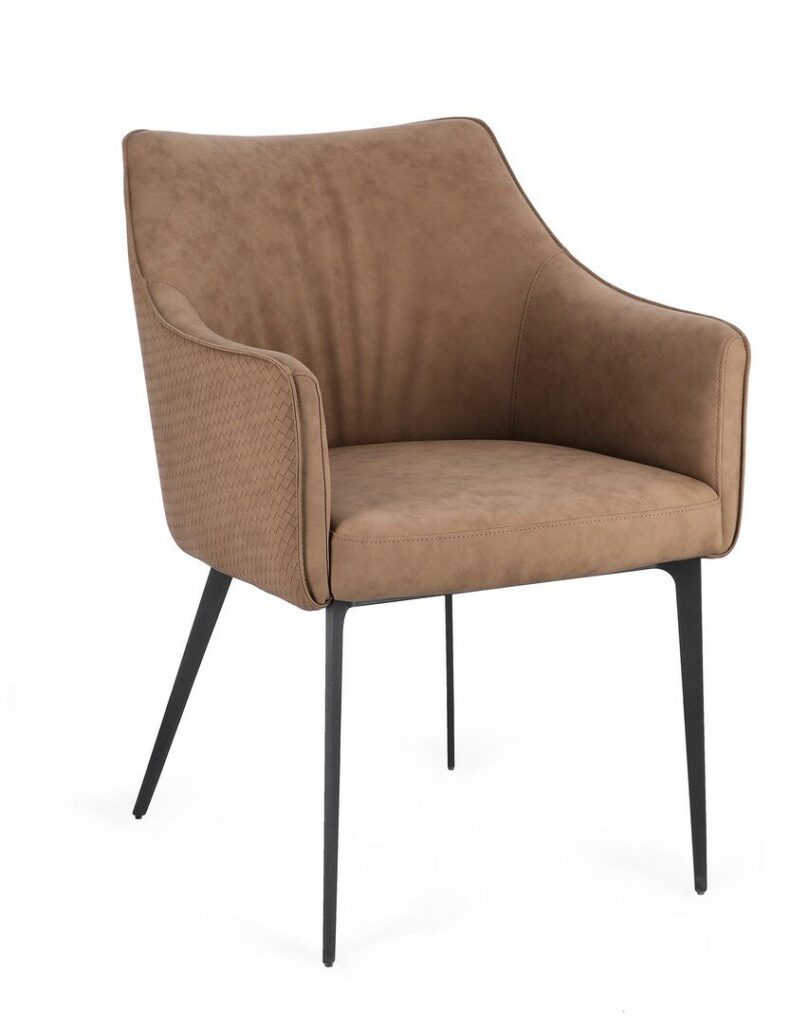 RUSSELL CAPPUCCINO CHAIR W-ARMREST