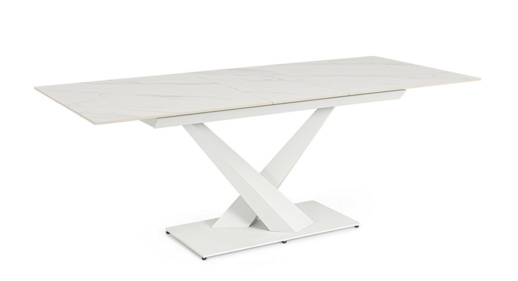 TAVOLO ALL. JOHANNES 160-200X90 BIANCO