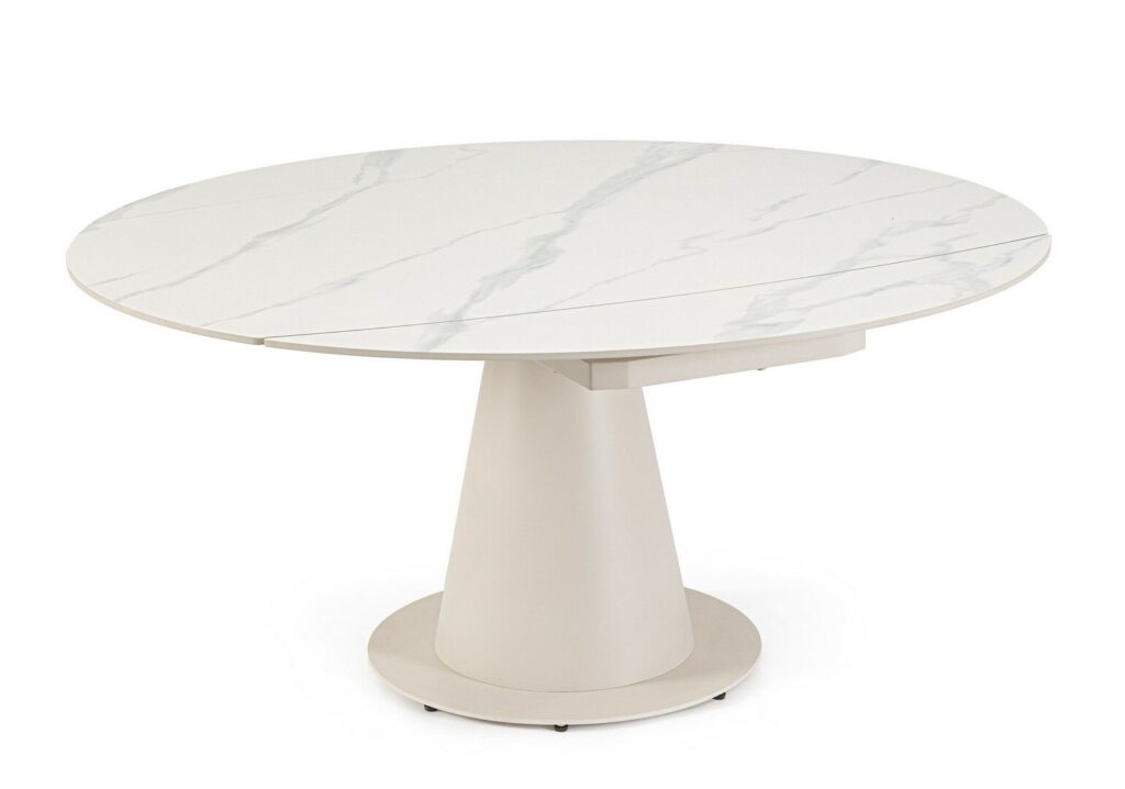 JAMI CREAM/STAT EXT TABLE 160X102/160