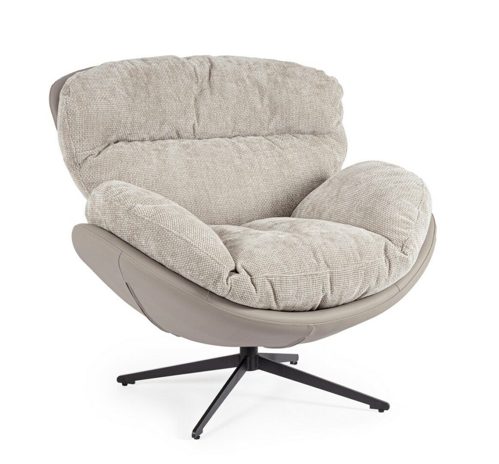 ADINDA D.GREY/TAUPE ARMCHAIR