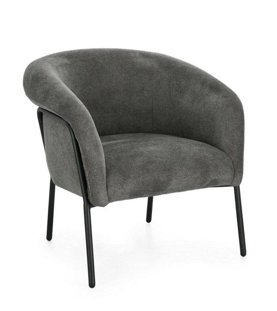 POLTRONA CAMILA GRIGIO SCURO