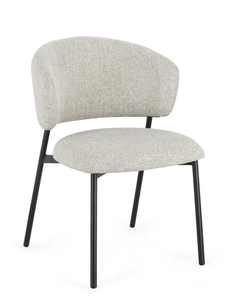 PRISCA BLACK/ROCK CHAIR