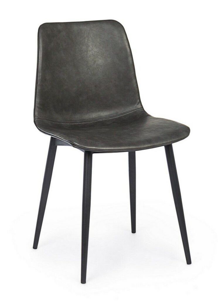 KYRA GREY VINTAGE PU CHAIR