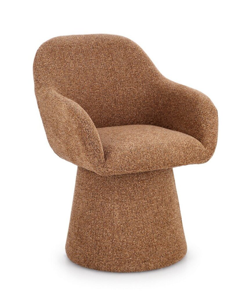 POLTRONA GIREVOLE ANTARA TERRACOTTA