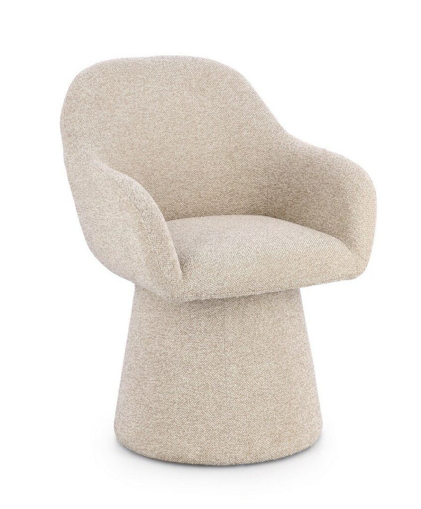 ANTARA BEIGE SWIVEL ARMCHAIR