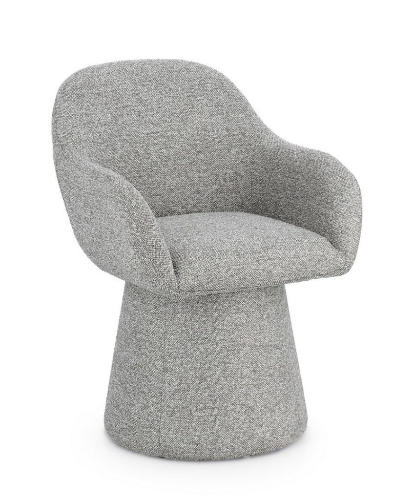 ANTARA GREY SWIVEL ARMCHAIR
