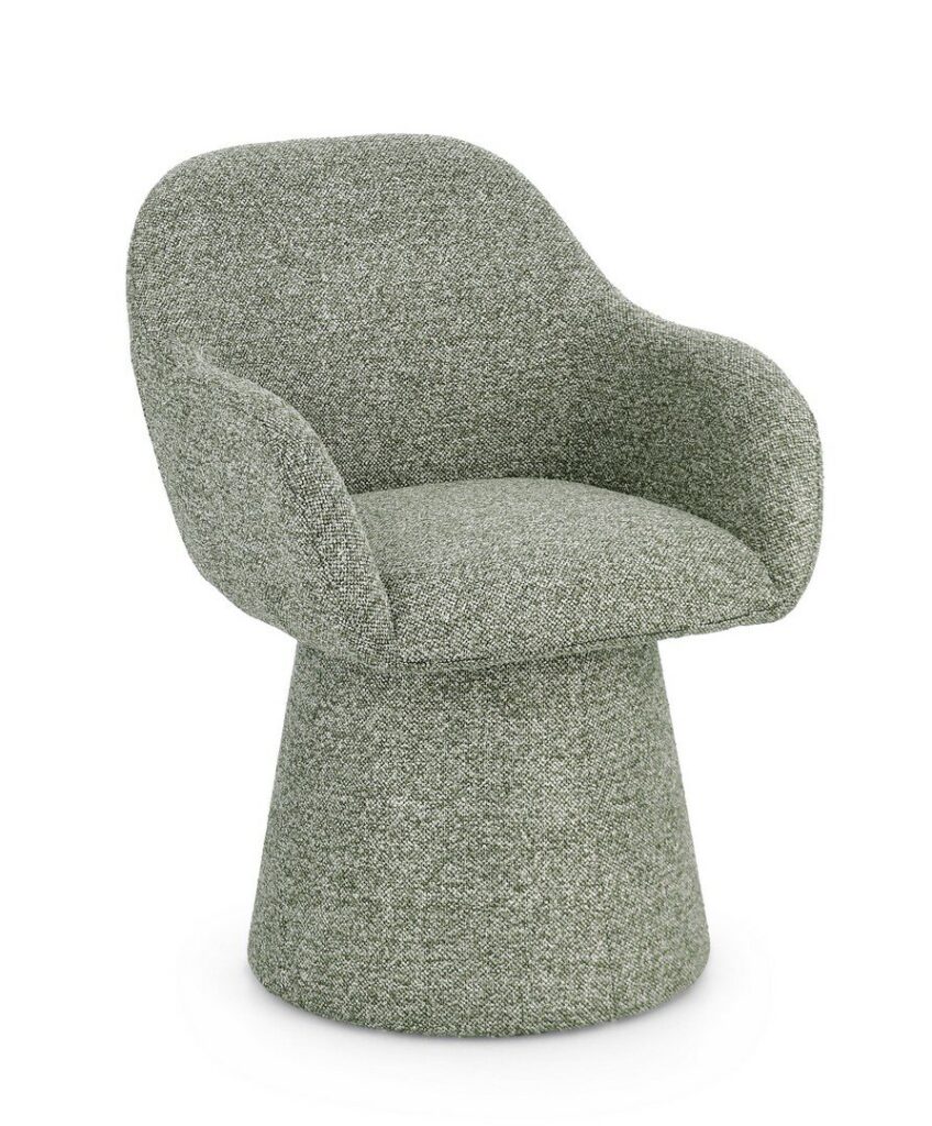 ANTARA GREEN SWIVEL ARMCHAIR