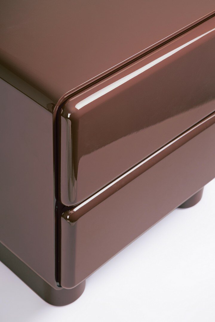 OTILIA BRICK BEDSIDE TABLE 2DR