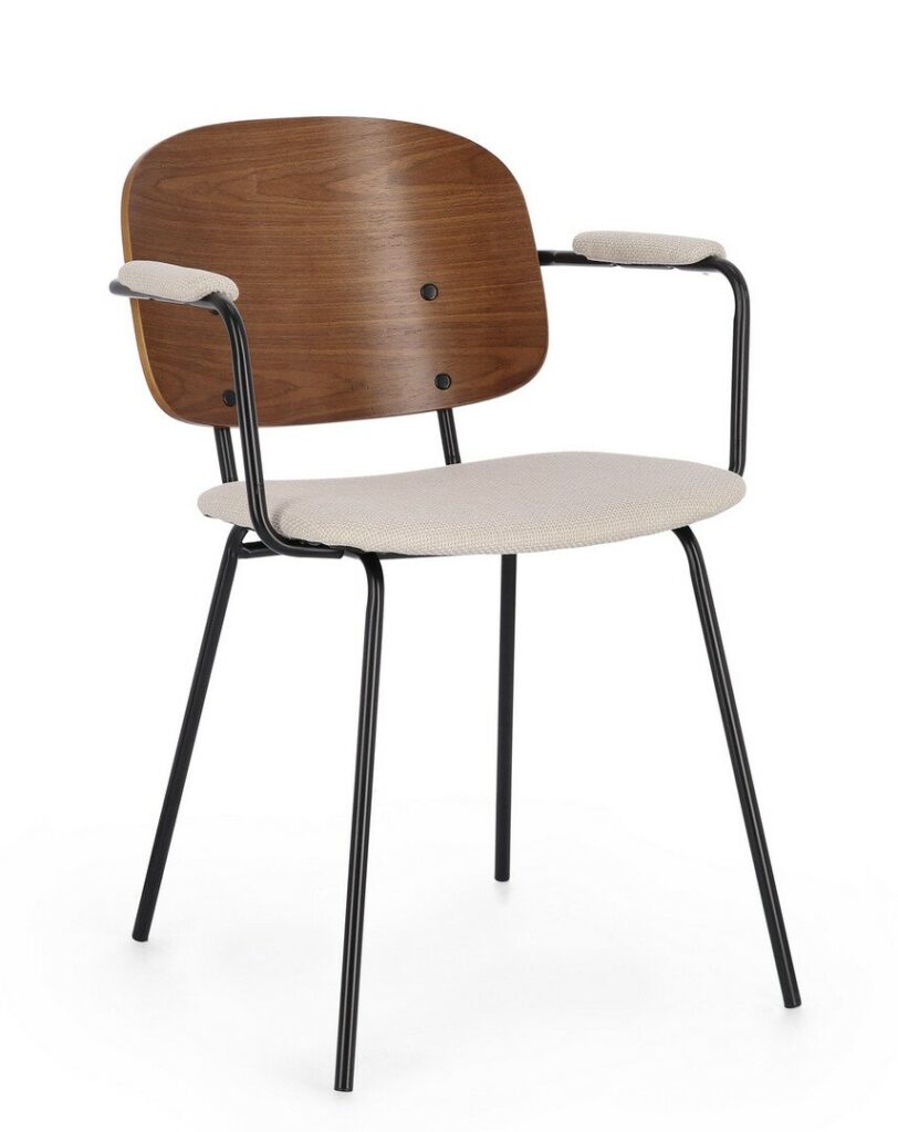 SIENNA BEIGE CHAIR W-ARMR