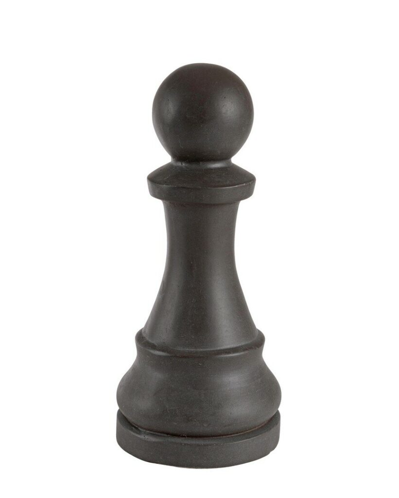 DÉCORATION ÉCHECS PION ANTHRACITE