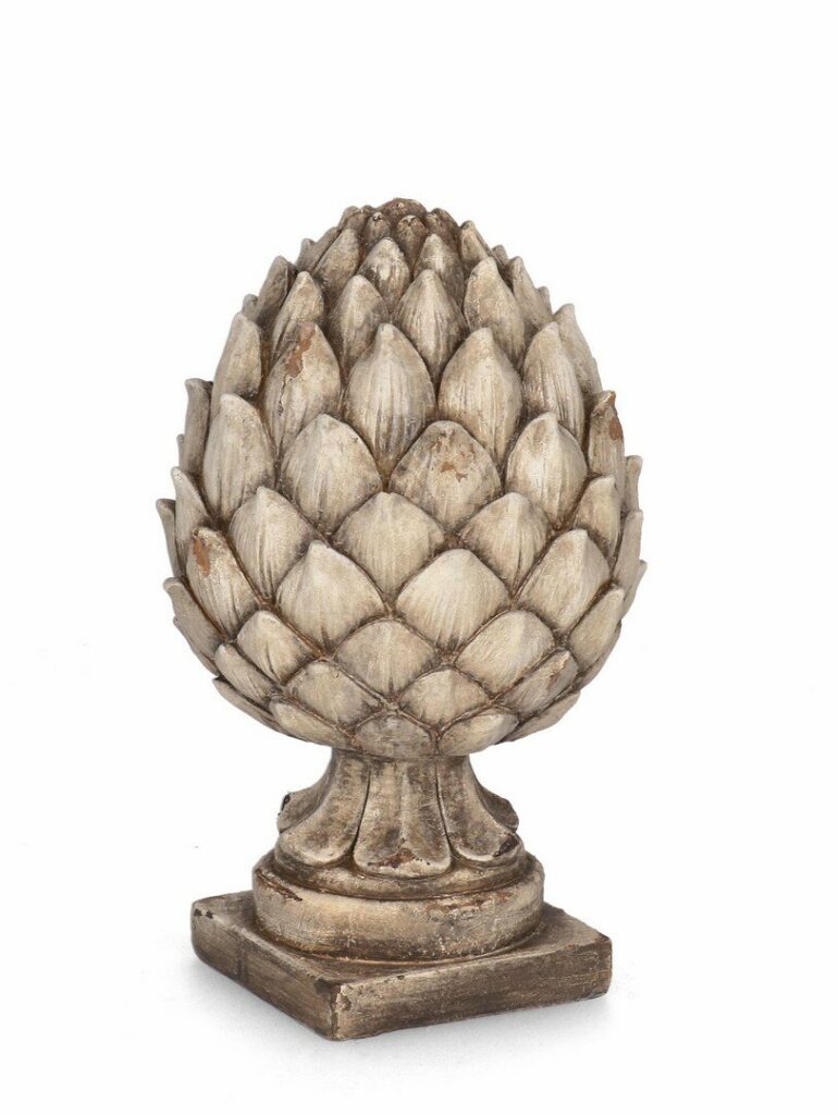 DÉCORATION POMME DE PIN  BEIGE H41