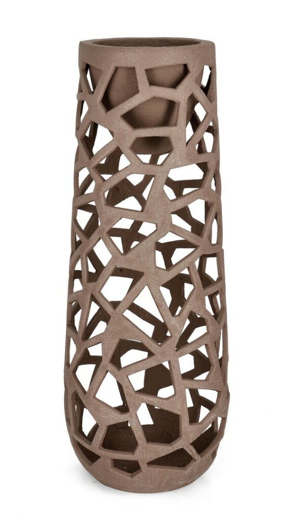 CARVES RO BROWN VASE HOLDER H120