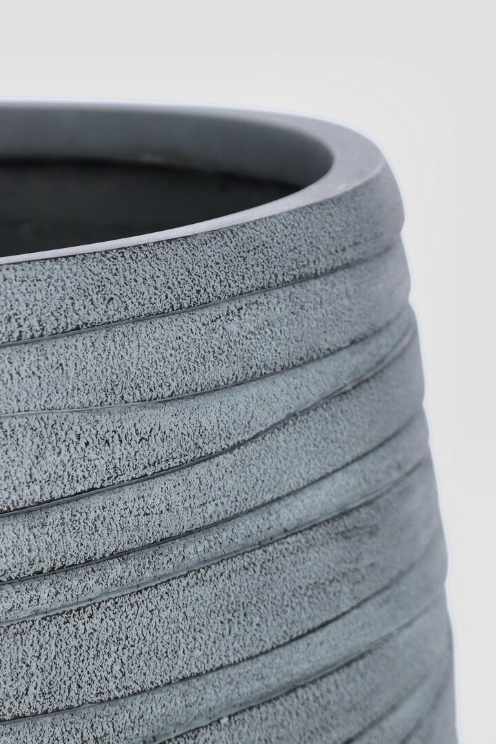 STRIPS SET3 HIGH GREY VASE HOLDER