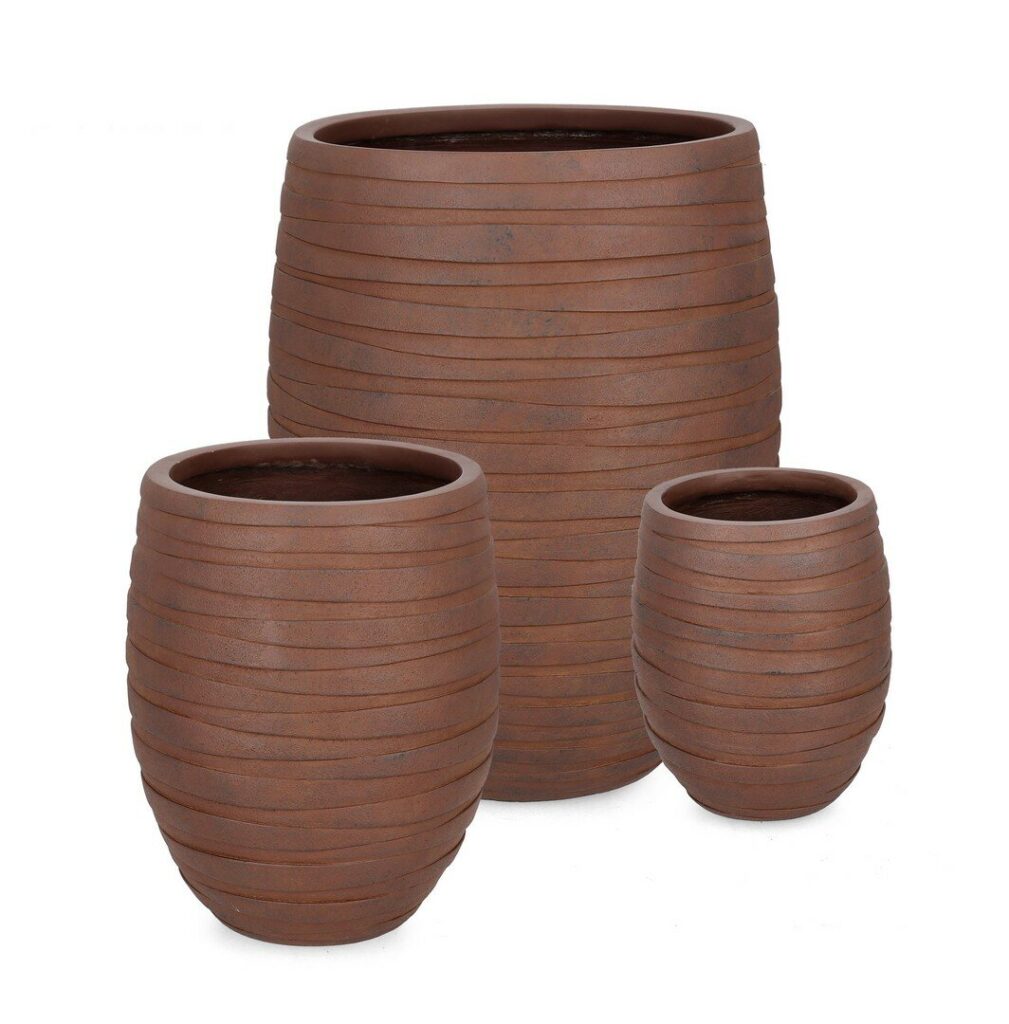 STRIPS SET3 HIGH RUSTY ANTIQUE VASE HOLD